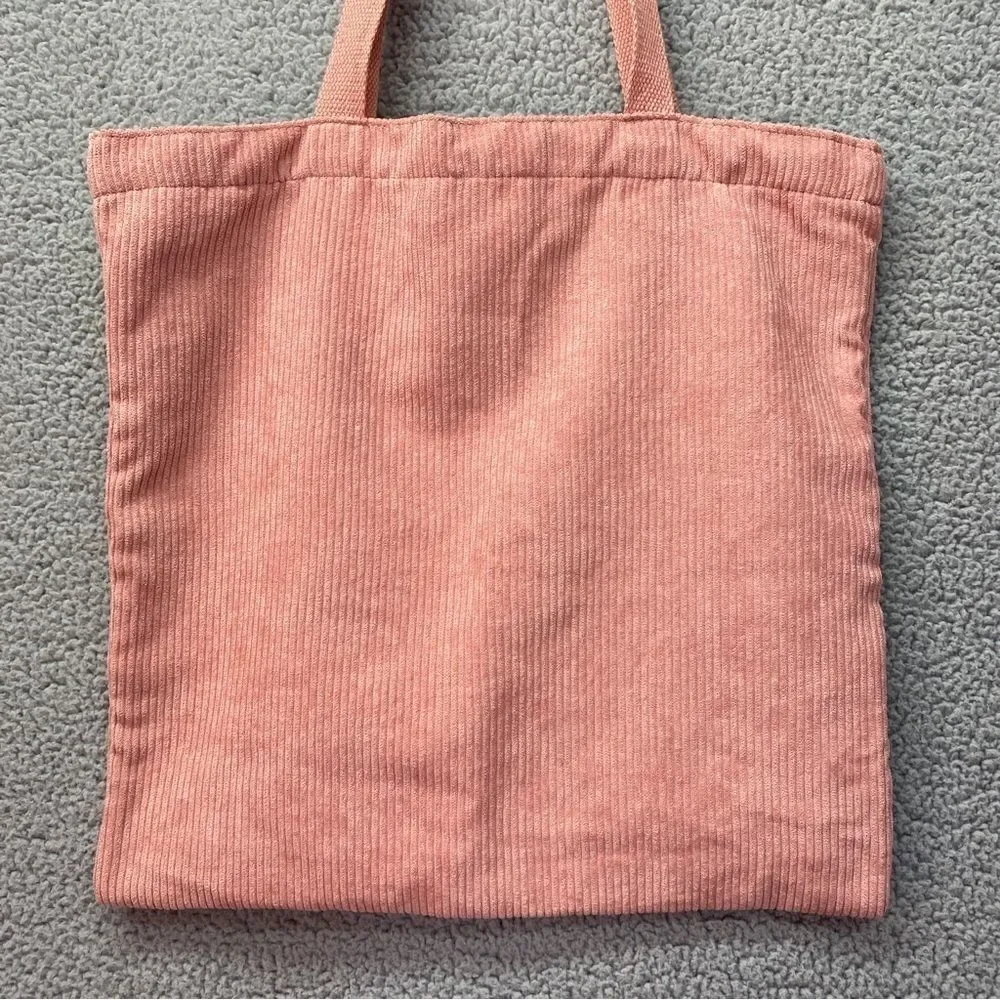 Old Navy Pink Corduroy Medium Size Tote Bag